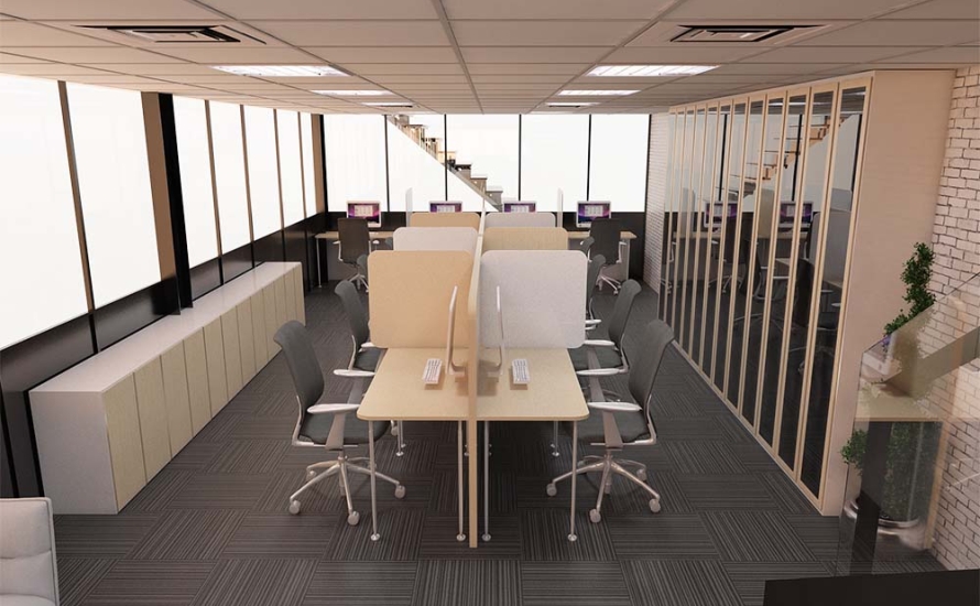Showroom và tiếp tân NAMTEX